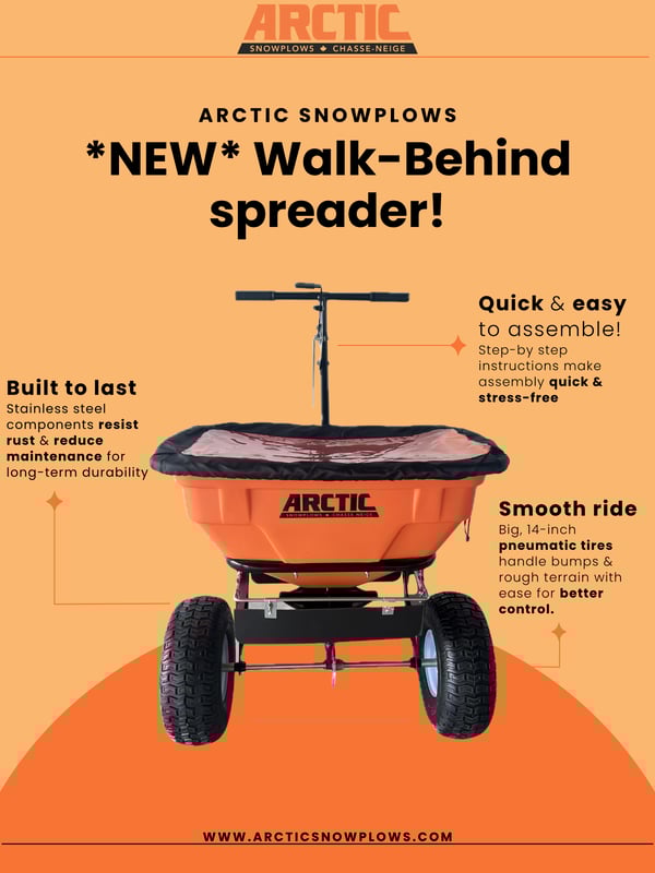 Walk-behind spreader!