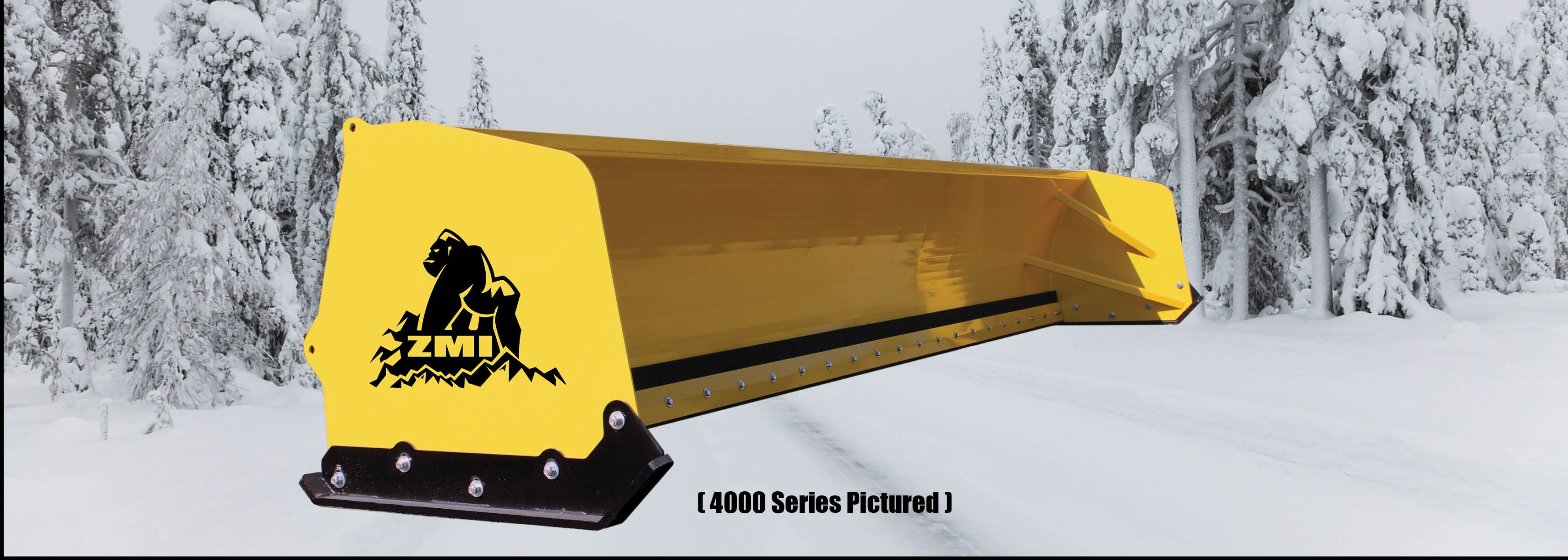 ZM Industries Rubber Edge Snow Pusher